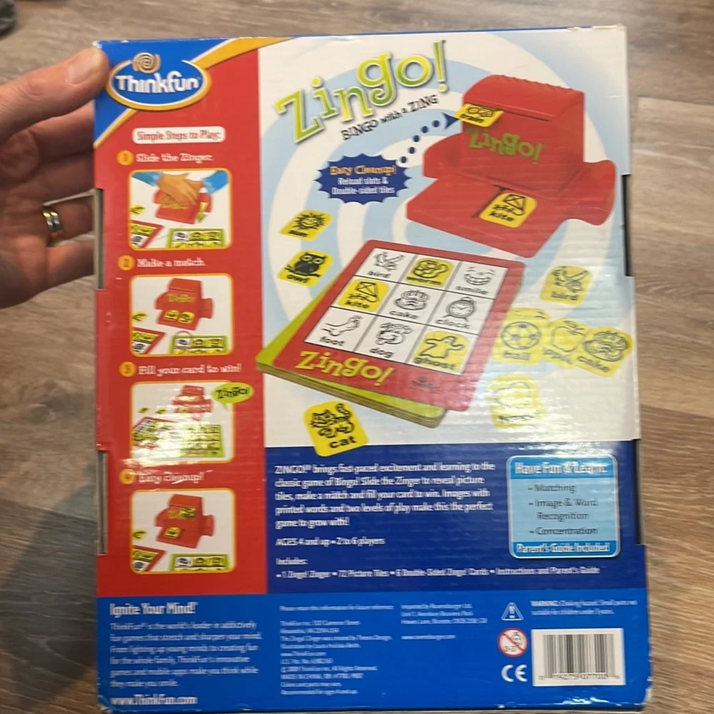 ThinkFun Zingo BINGO with a ZING Game Kids Ages 4+